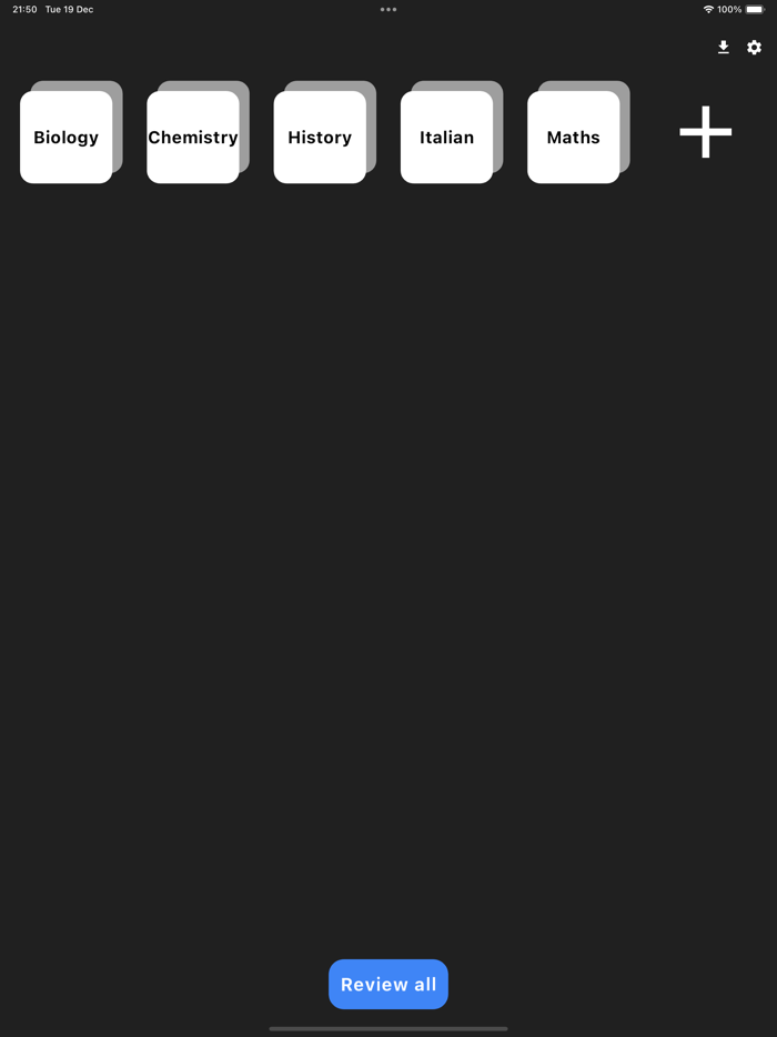 Recall - Efficient Flashcards