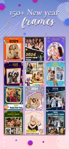 New Year photo Frames Greeting screenshot #1 for iPhone