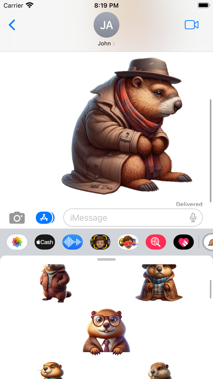 Groundhog Stickers