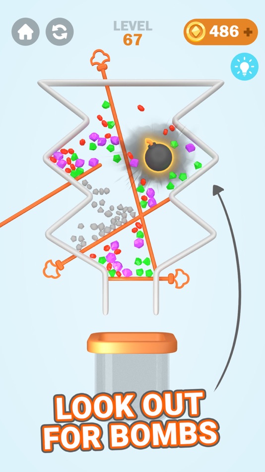 #3. Pull the Pin: Puzzle Games (iOS) By: Hiren Gabani