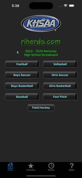 Game screenshot KHSAA/Riherds Scoreboard mod apk