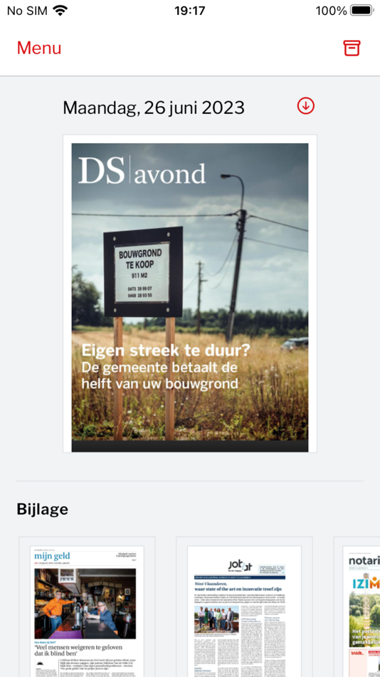 #4. DS Krant (iOS) โดย: Corelio Publishing