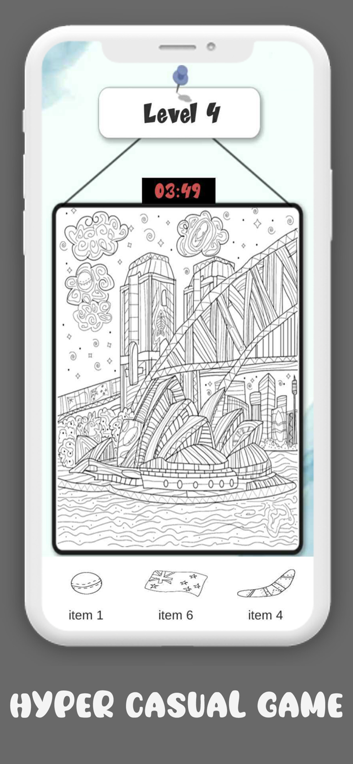 Hidden Objects - Hand Drawn