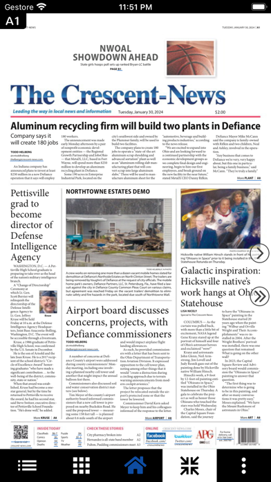 Crescent-News eEdition Screenshot