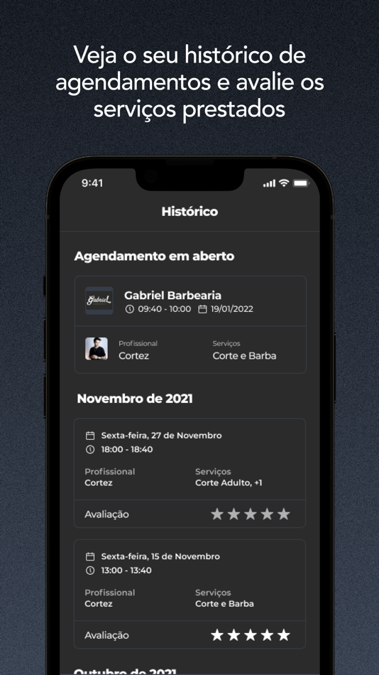 #1. Gabriel Barbearia (iOS) 由: BestBarbers