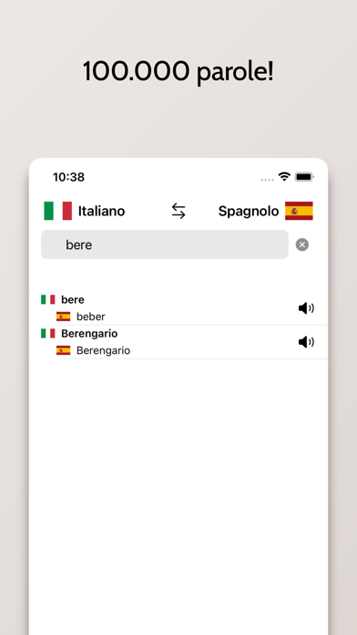 Spagnolo-Italiano Dizionario Screenshot