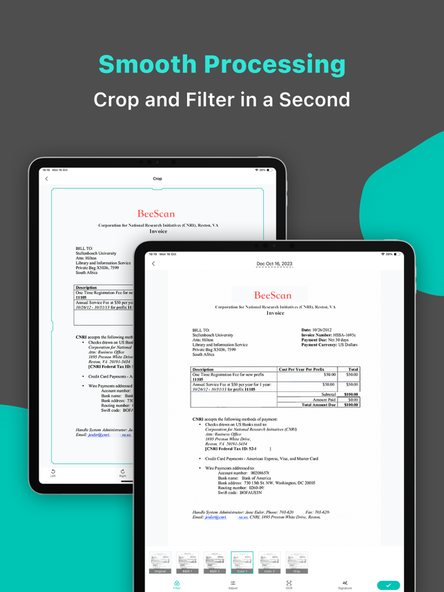 BeeScan - PDF Scanner App Screenshot