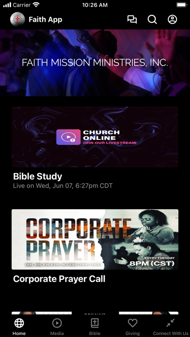 Faith Mission Ministries Screenshot