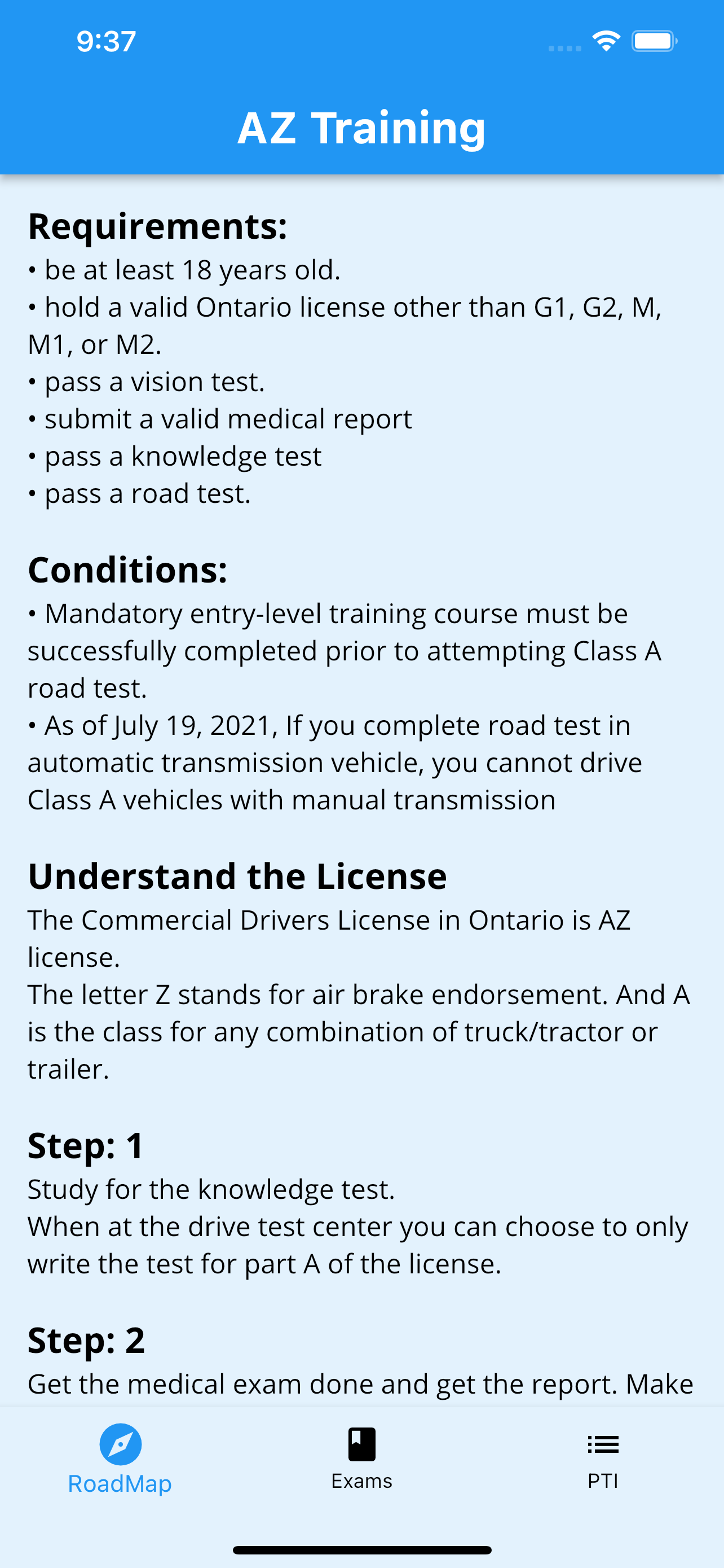 AZ Training