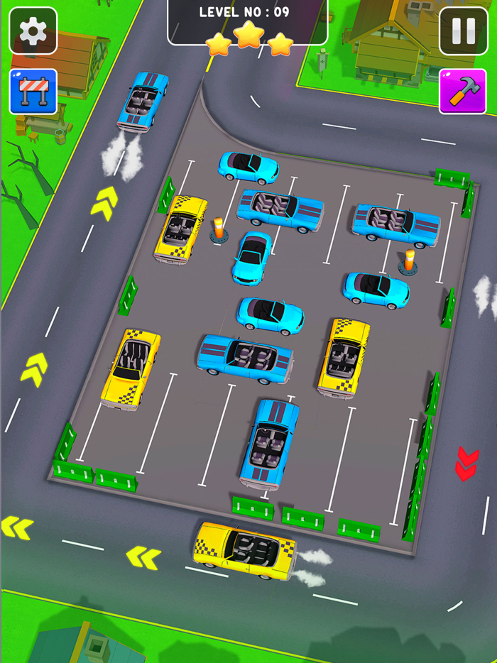 Car Out Parking Puzzle Game