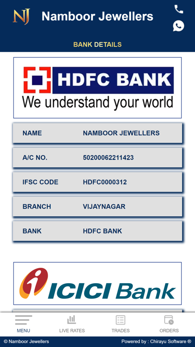 Namboor Jewellers Screenshot