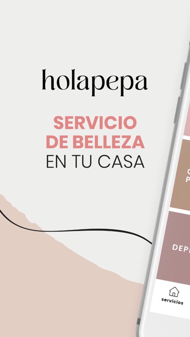 HolaPepa: Belleza a domicilio Screenshot