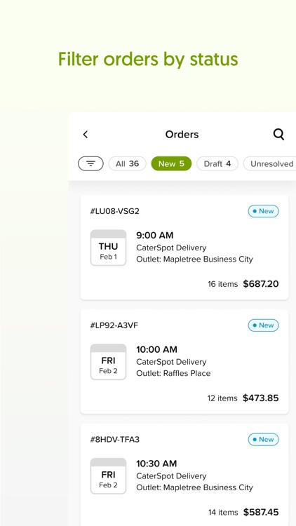 CaterSpot for Merchants