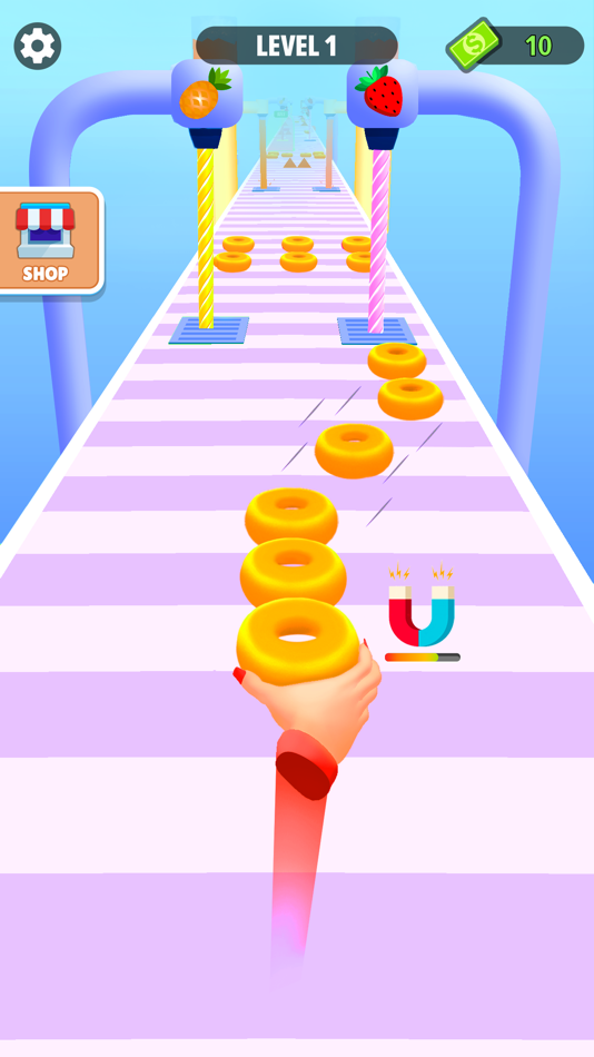 #2. Donut Stack Run: Donut Games (iOS) Podle: Syed Arbaz Gillani