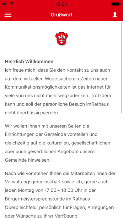 Gemeinde Oberpleichfeld Screenshot