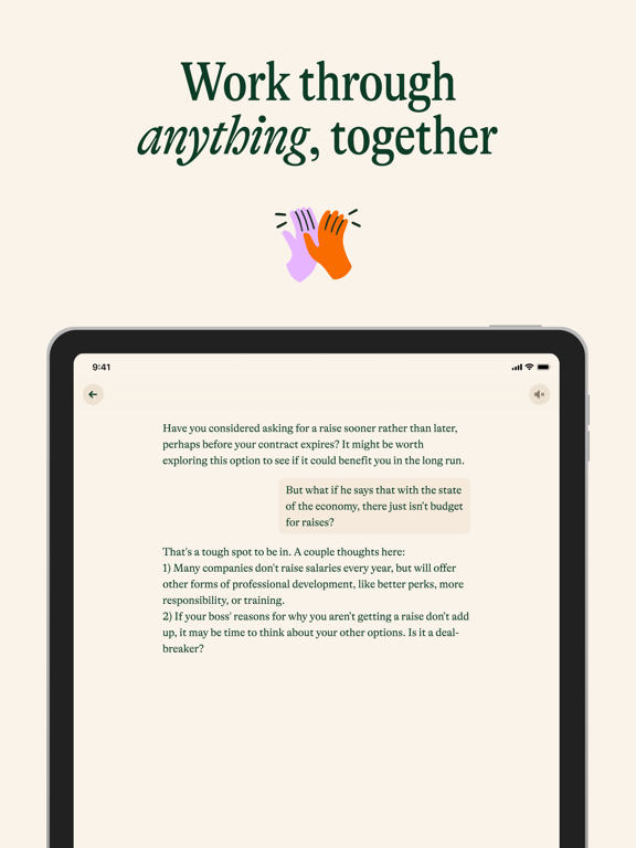 Pi, your personal AI iPad screenshot 5 - Lifestyle app