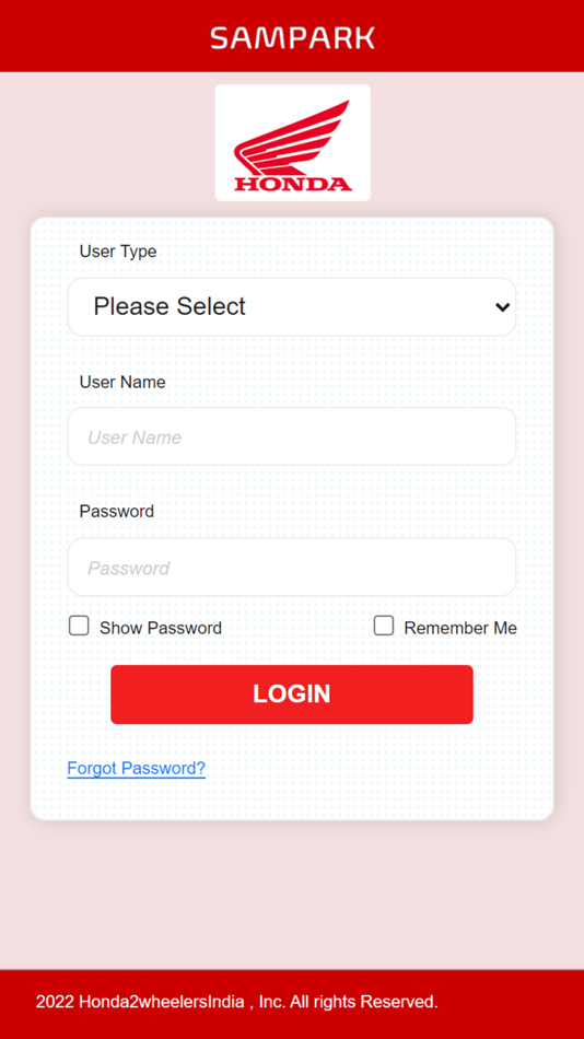 #1. Honda SamparkApp (iOS) Podle: HONDA MOTORCYCLE AND SCOOTER INDIA PRIVATE LIMITED