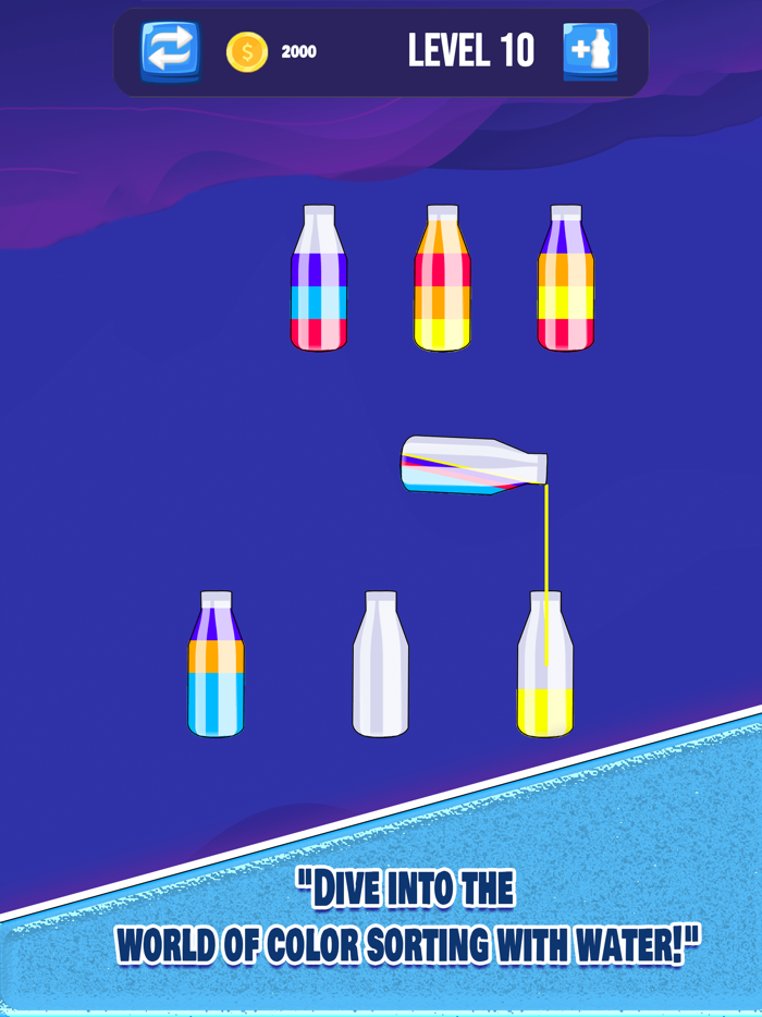 Perfect sort Water Puzzle