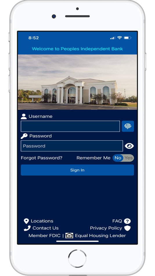 #1. PIB i2Mobile (iOS) 由: Peoples Independent Bank