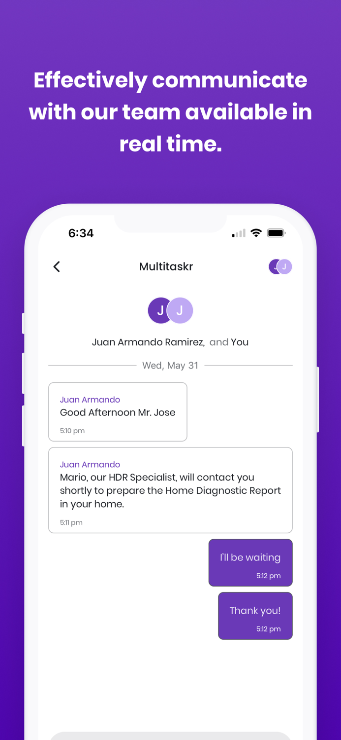 Multitaskr Homeowner Dashboard