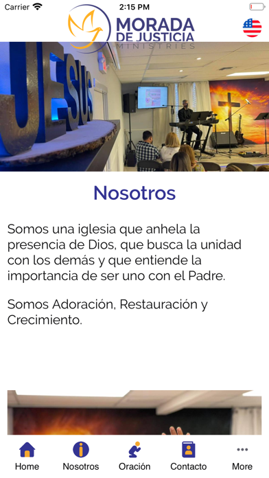 Morada de Justicia Ministries Screenshot