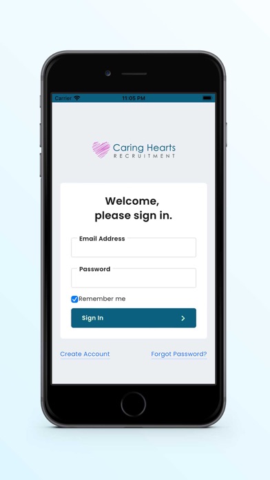 Caring Hearts Recruitment Screenshot