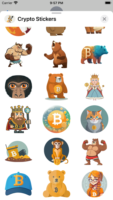 Screenshot #3 pour Crypto Sticker Set