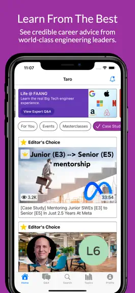 Game screenshot Taro - Tech Career Mentorship mod apk