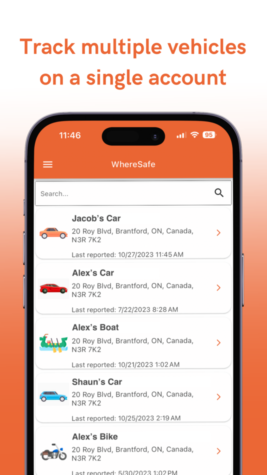 #2. WhereSafe GPS (iOS) Podle: Trackem