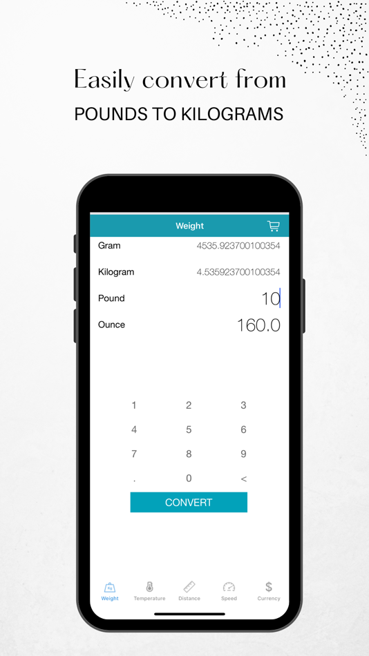 #2. Pounds to kg (iOS) Podle: Jose Sapon