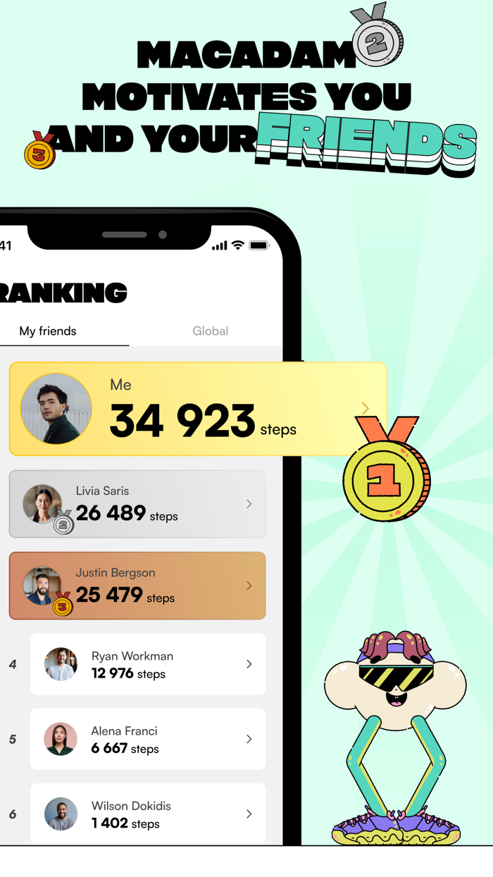 Macadam - Walk And Earn