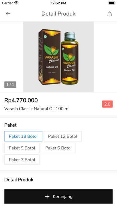 Varash App Screenshot
