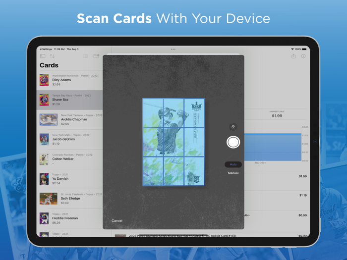 Cardstock Sports Card Scanner