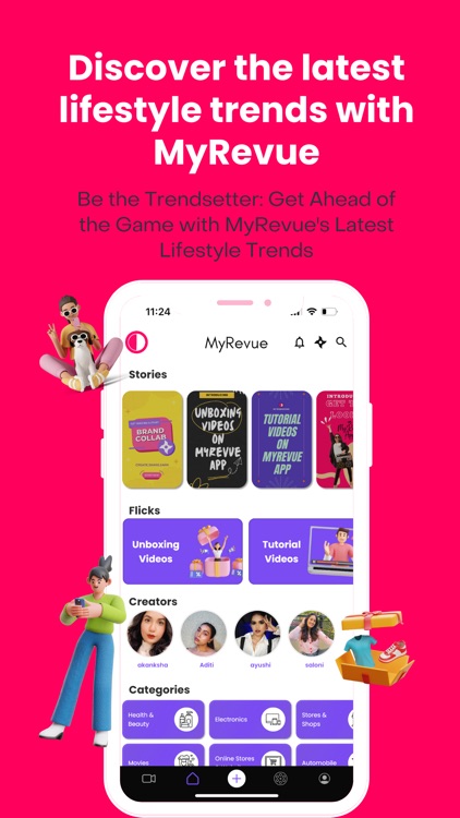 MyRevue Product Discovery App