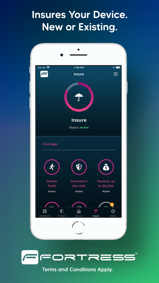 #3. Fortress Insurance & Security (iOS) 由: Fortress Global Inc
