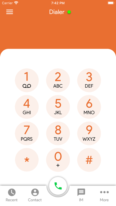 Vertex vPBX Screenshot