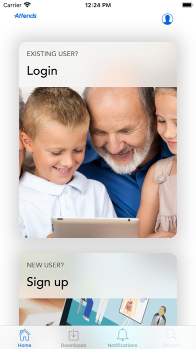 Attends E-Learning Screenshot