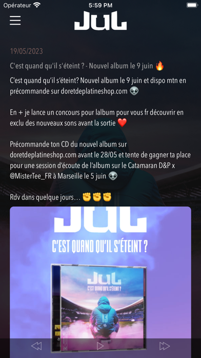 Le nouvel album de Jul est dispo !