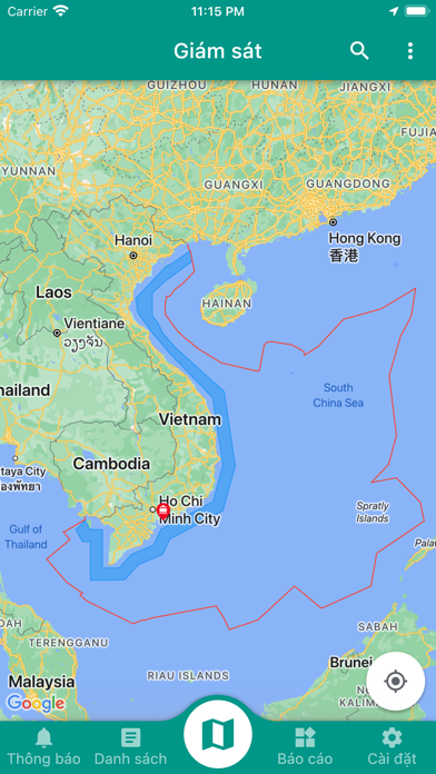 Sea Tracking Screenshot
