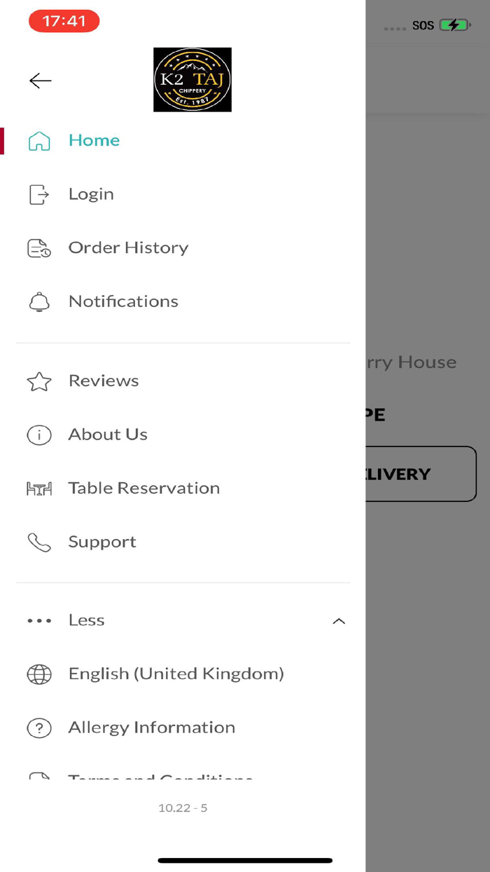 K2 Taj Chippery and Curry House