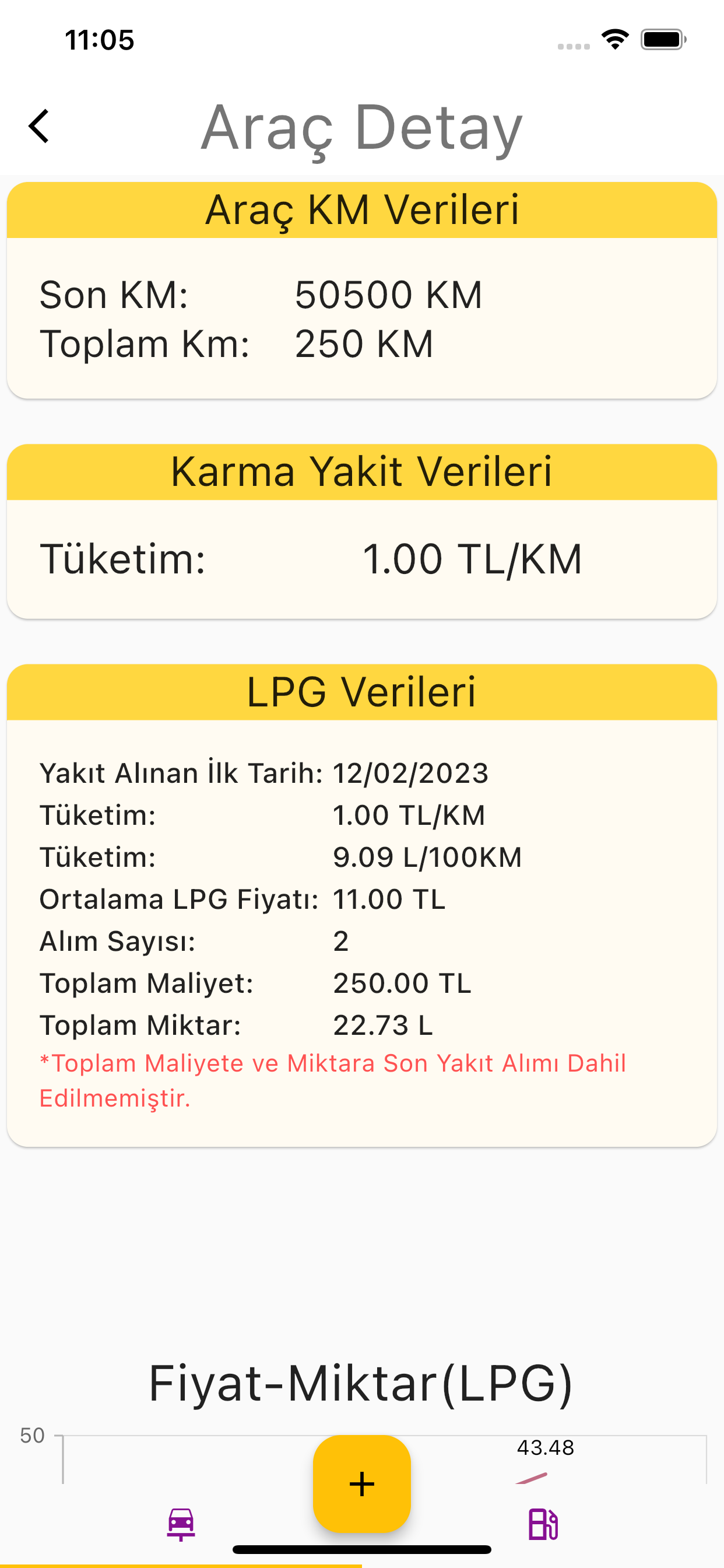 Yakıt Takip Uygulaması