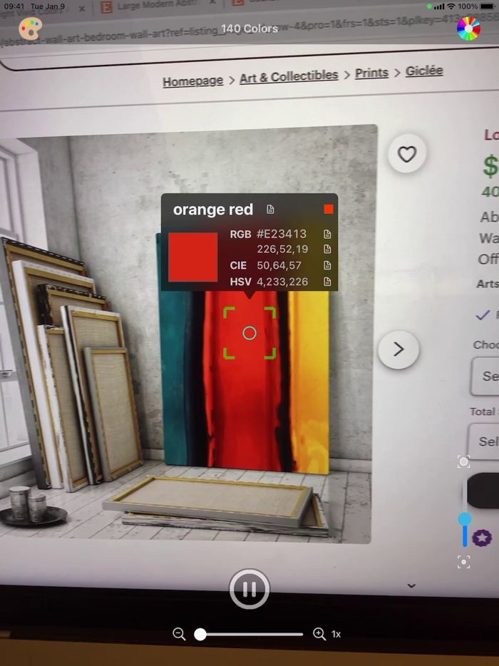 Color Name Recognizer Camera