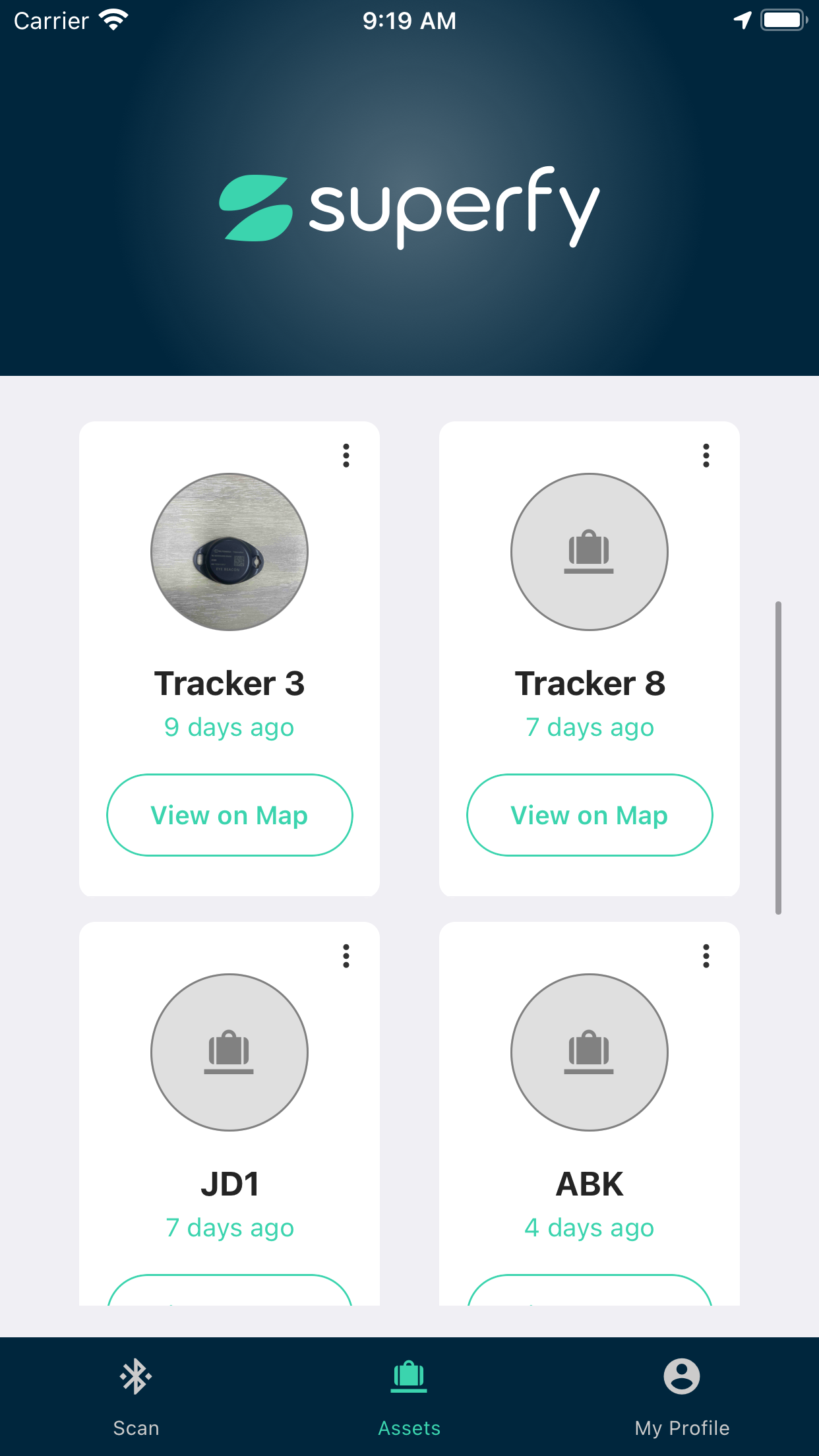 Superfy Tracker