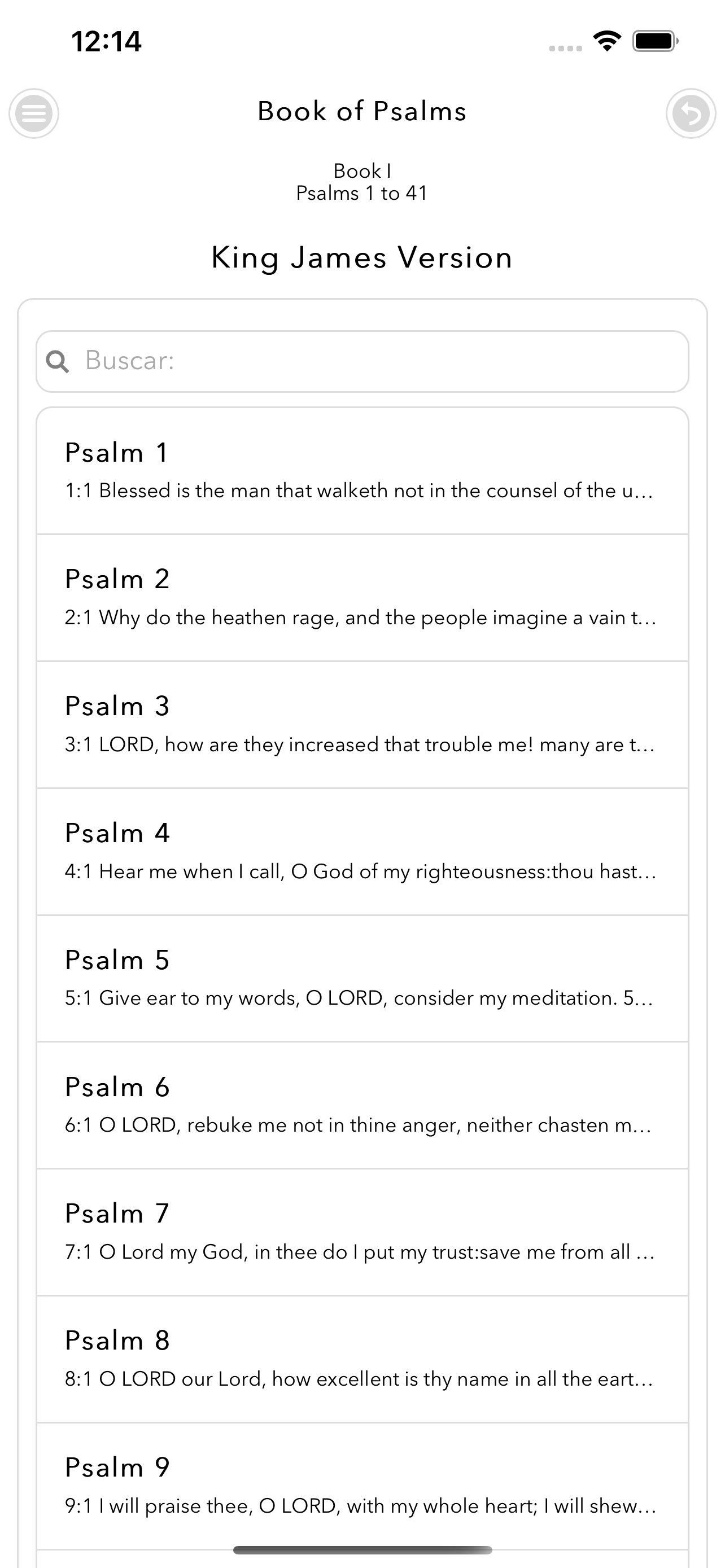 Book of Psalms