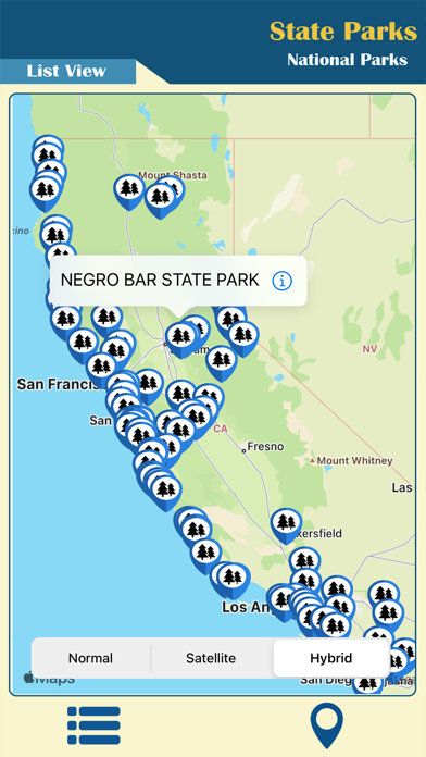 California State Parks - Guide Screenshot
