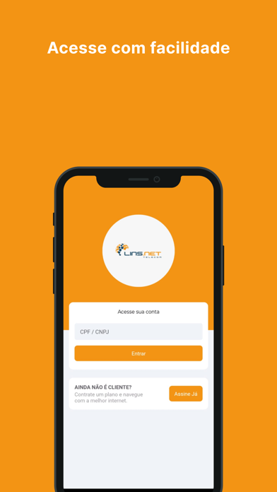 Screenshot 1 of Linsnet Telecom App