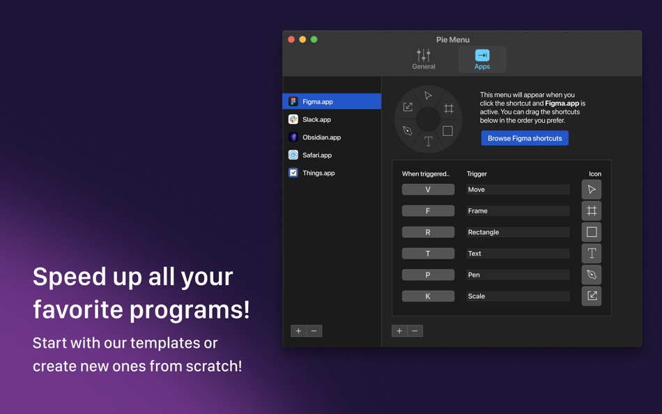 #2. Pie Menu (macOS) 게시자: Knauken AS