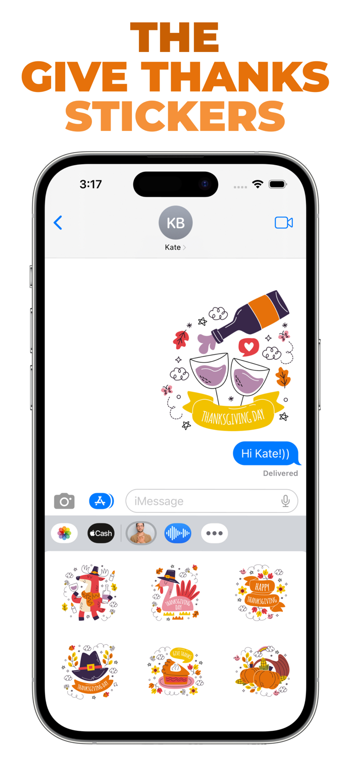 The Give Thanks stickers