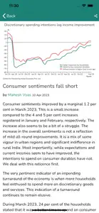 India Economic Outlook screenshot #2 for iPhone