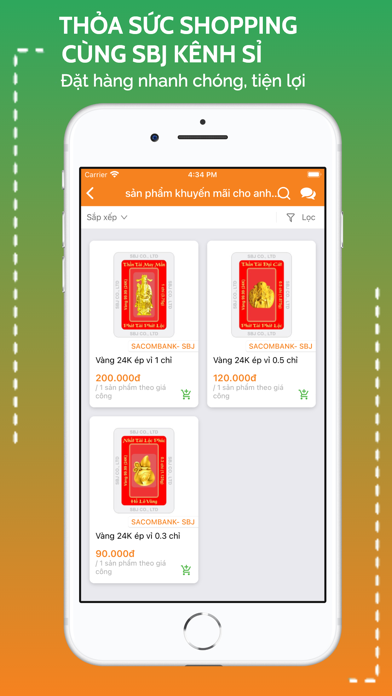 Sacombank - SBJ Kênh Sỉ Screenshot